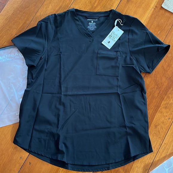 Asmar Scrubs Florence 2 Pocket Scrub Top S - Picture 3 of 3